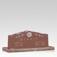 Texas Rose Grave Headstone