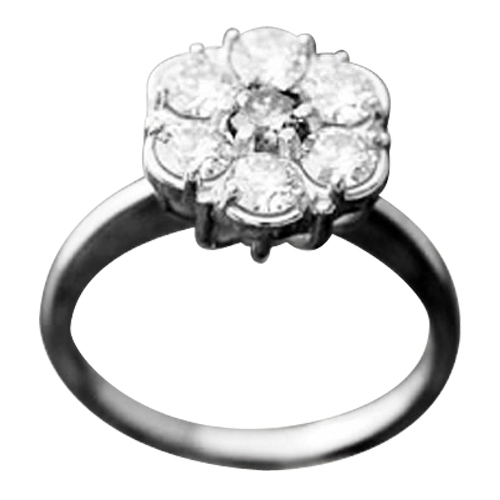 Tiffany Cluster 7 Stones Ring