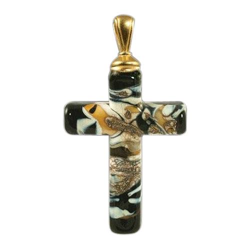 Tiger Cross Cremation Ash Pendants