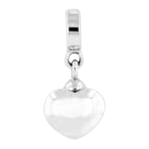 Timeless Heart Cremation Charm