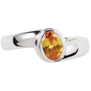 Topaz Serpentine Cremation Ring