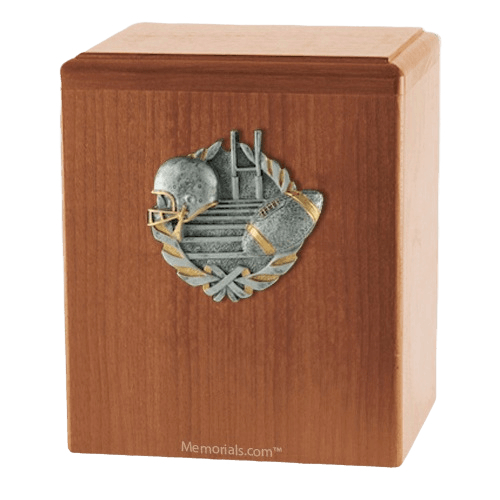 Touchdown Light Cherry Cremation Urn