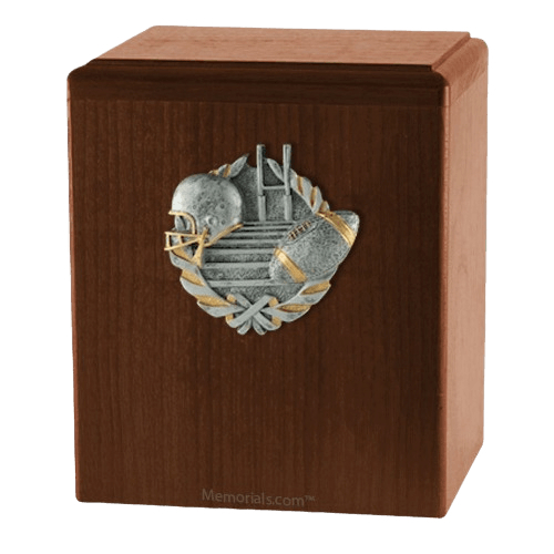 Touchdown Walnut Cremation Urn