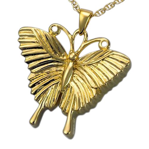 Traditional Butterfly Cremation Pendant IV