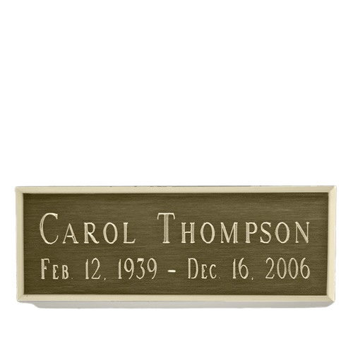 Traditional Urn Engraving Plate