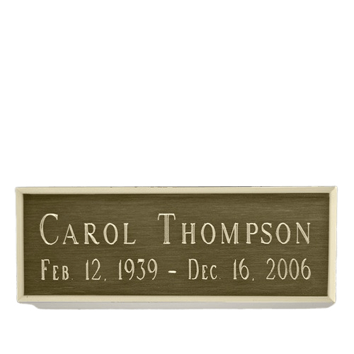 Engraved Urn Nameplates, Plaques & Easels
