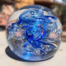 Tranquility Ash Glass Weight