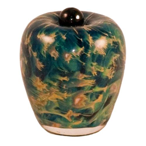 Travels Glass Pet Keepsake Urn