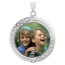 Treasure White Gold  Photo Pendant