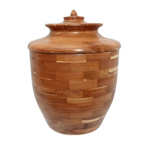 Triumph Wood Cremation Urn