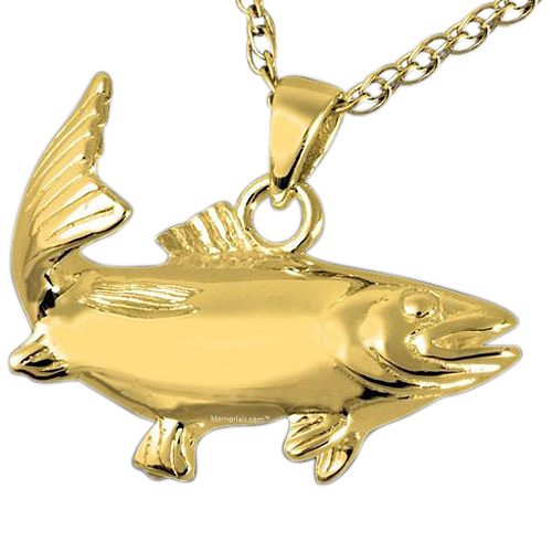 Trout Cremation Pendant IV