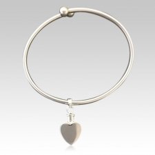 True Heart Ash Cremation Bracelet