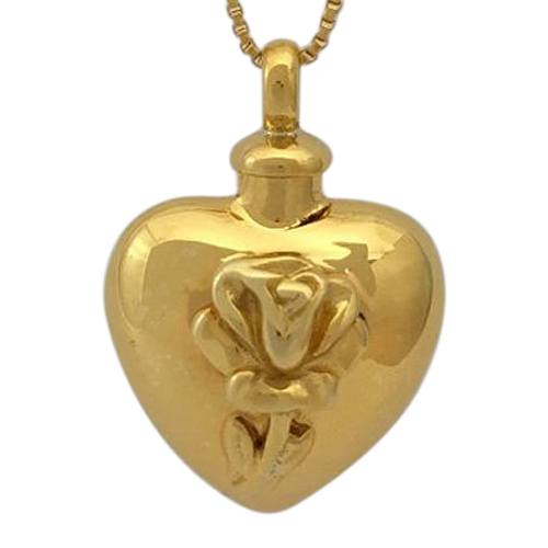 Tulip Heart Cremation Jewelry II