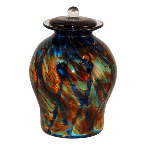 Twilight Glass Cremation Urn