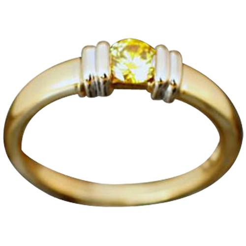 Two Tone Bar Ring