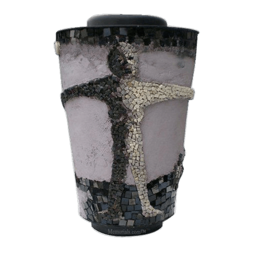 Embrace God Mosaic Cremation Urn