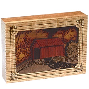 Covered Bridge Keepsake Cremation Urn