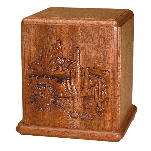 Desert Mahogany Cremation Urn