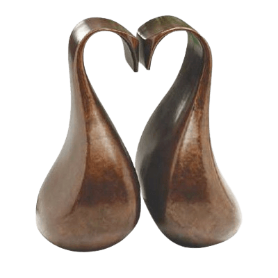 Loving Swans Companion Cremation Urn