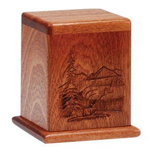 Forest Deer Keepsake Cremation Urn