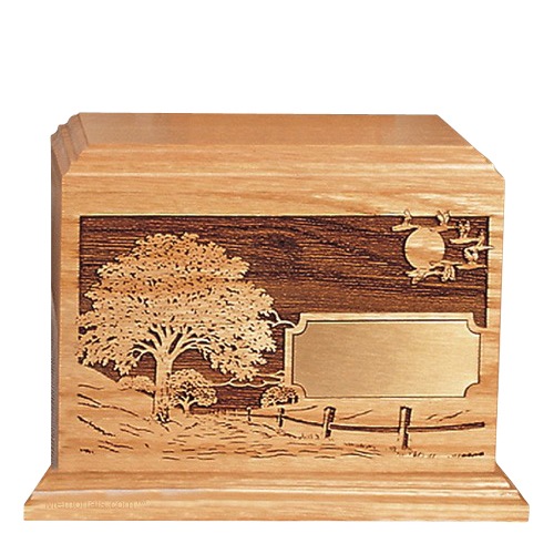 Road Home Wood Children Infant Cremation Urn 