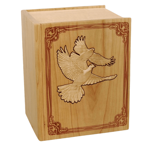 Bible Doves Cherry Companion Urn