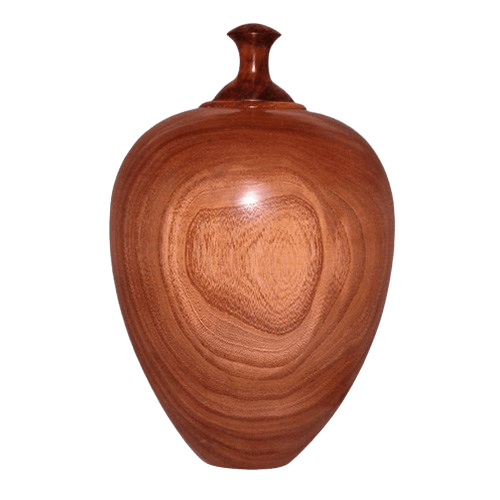 Elm Wood Cremation Urn