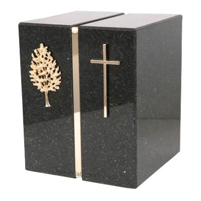 Eternitas Cambrian Black Granite Companion Urn