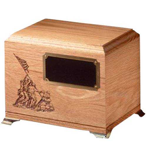 Glory Oak Wood Cremation Urn