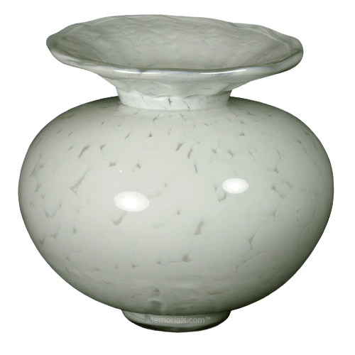 Milano Verdigris Glass Cremation Urn