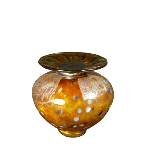 Milano Caramel Glass Keepsake Urn