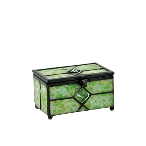Verde Cathedral Glass Small Memory Chest