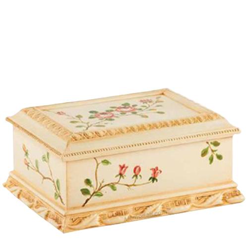 Victorian Wood Cremation Urn