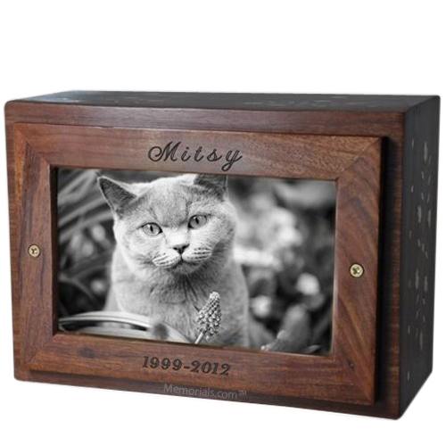 Vine Photo Pet Cremation Urn