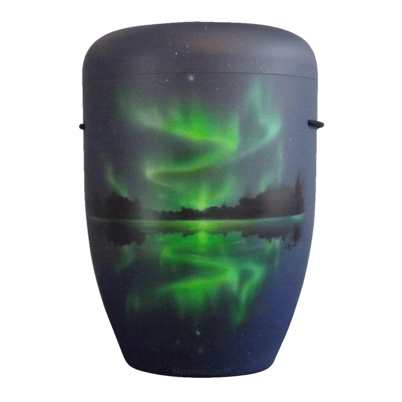 Northern Lights Biodegradable Urn