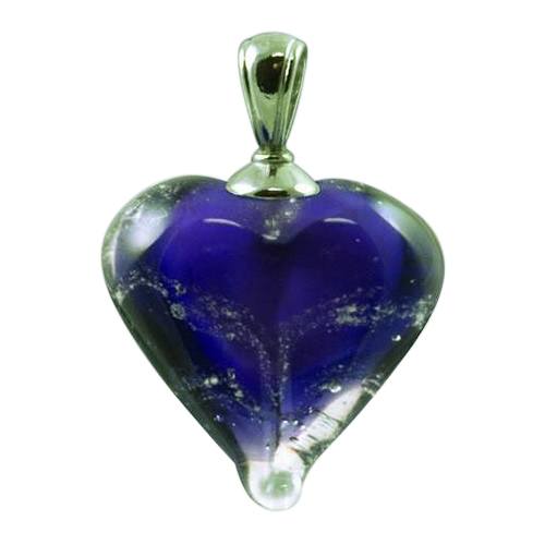 Violet Love Cremation Ash Pendant