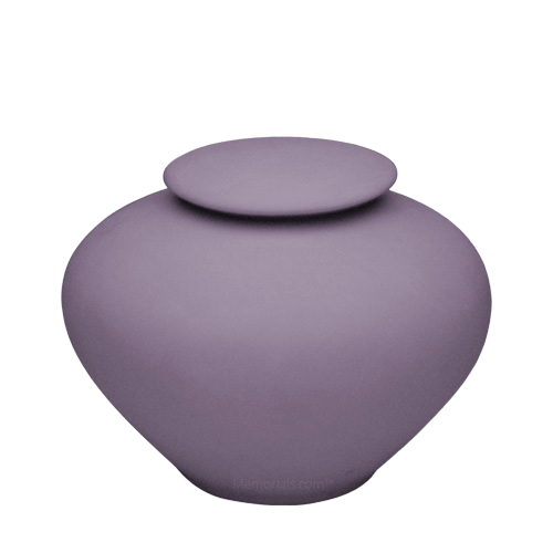 Violet Ray Porcelain Clay Urn