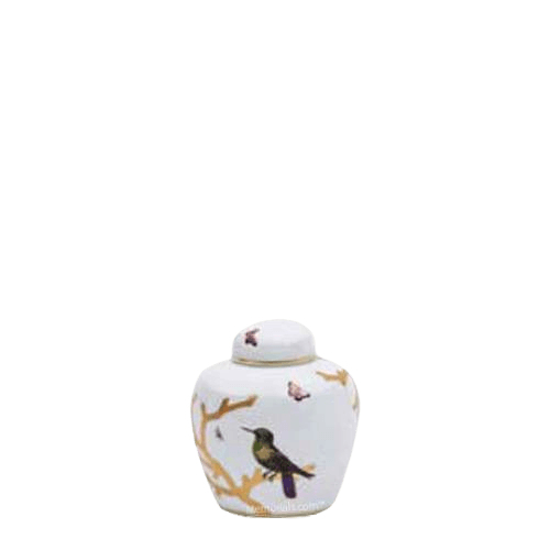 Volant Porcelain Keepsake Urn