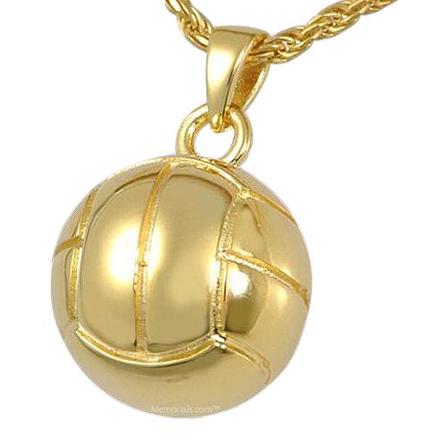 Volleyball Cremation Pendant IV