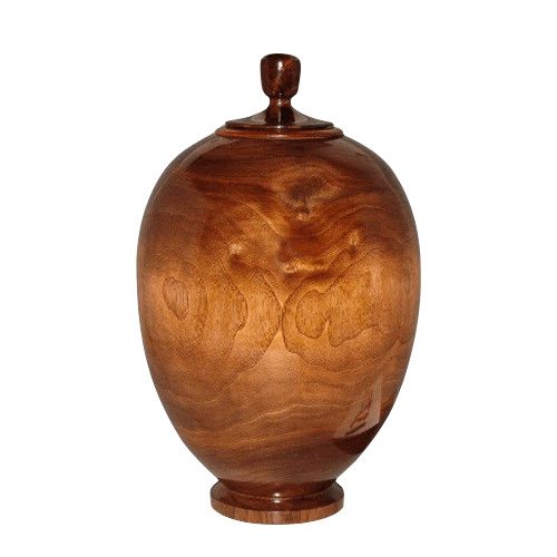 Walnut Wood Cremation Urn For Two