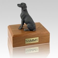 Weimaraner Gray X Large Dog Urn