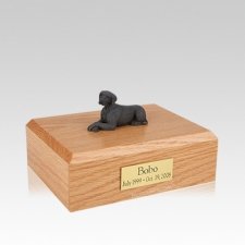 Weimaraner Laying Medium Dog Urn