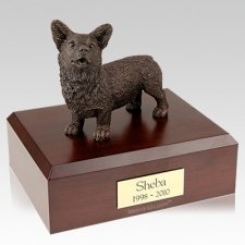 Welsh Corgi Bronze Dog Urns