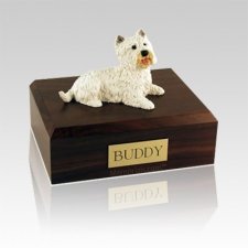 Westie Medium Dog Urn