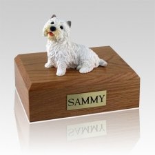 Westie Sitting Dog Urns