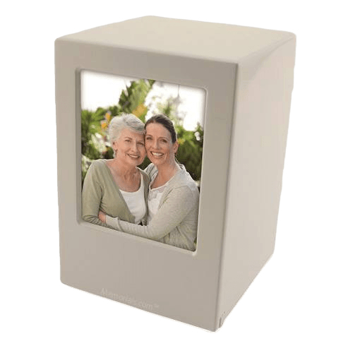 Weston Wood Photo Cremation Urn