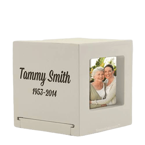 Weston Wood Photo Keepsake Urn