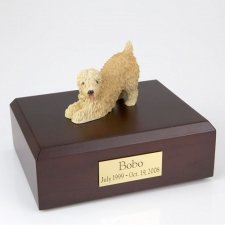 Wheaten Soft Coated Playing Dog Urns