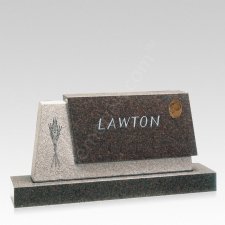 Wheaton Companion Granite Headstone