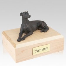 Whippet Bronze X Large Dog Urn